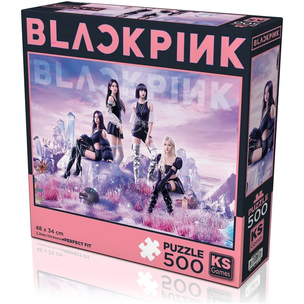 Ks Games Puzzle Black Pink 500 Parça K.20069 0692