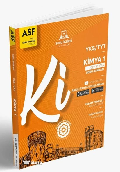 AYT Kimya 2 Çek Kopart Akıllı Soru Bankası Föyü ASF Soru Kalesi Yayınları