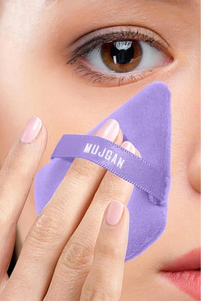 MUJGAN Üçgen Makyaj Süngeri Yeşil - 3