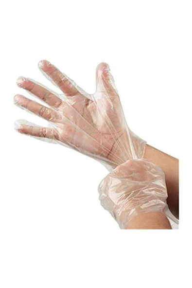 KENAN KAYA 300 Adet Şeffaf Eldiven Poşet Eldiven - 4