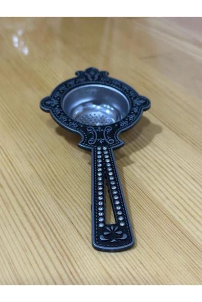 homecraft Özel Tasarım Taşlı Model El İşçiliği Çay Süzgeci - 4