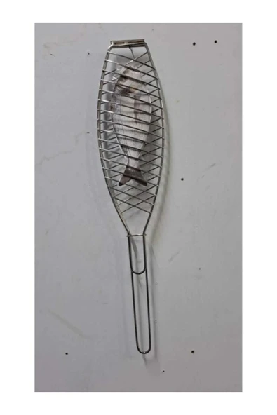 homecraft Metal Balık Izgarası çelik 67x16 Cm BBQ Barbekü mangal keyfi krom renk - 4