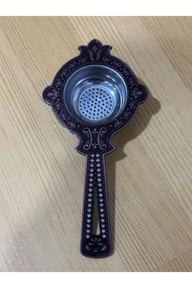 homecraft Özel Tasarım Taşlı Model El İşçiliği Çay Süzgeci - 2