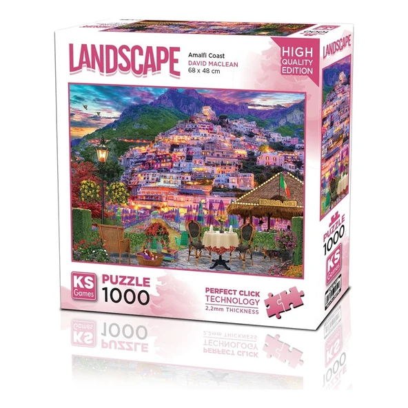 Ks Games Puzzle Landscape Amalfi 1000 Parça K.20772 7721