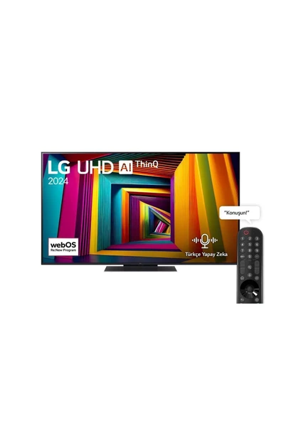 LG 65 inç LG UHD UT91 4K Smart TV AI Sihirli Kumanda HDR10 webOS24 2024