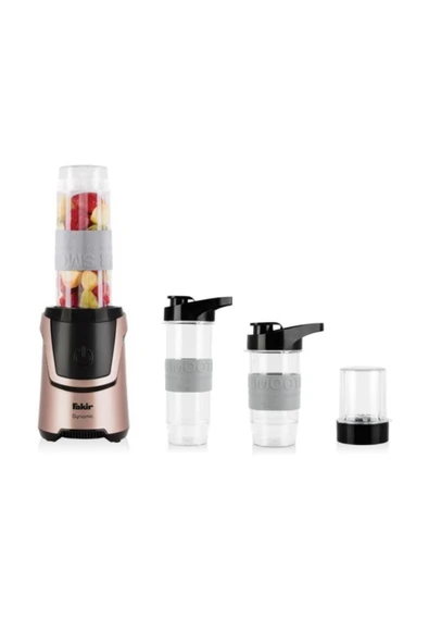 Fakir Modern Dynamıc 2'in 1 Kişisel Blender ve Kahve Öğütücü Rose 0-250 ml C / F 1 Kademeli Resmi Distrib