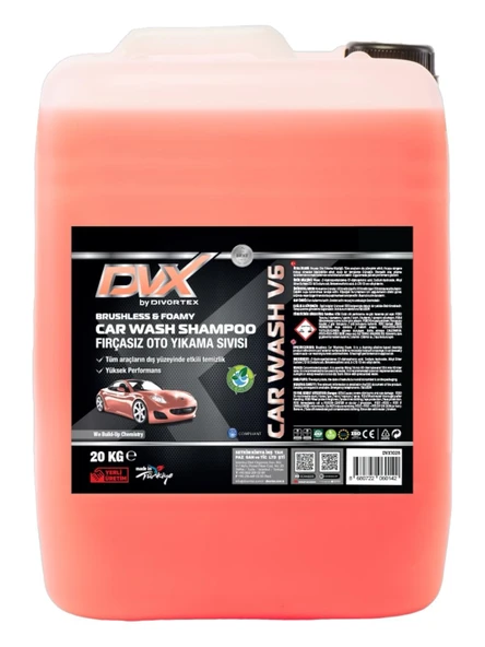 Divortex Car Wash V6 Fırçasız Oto Yıkama Köpüğü 20 kg.