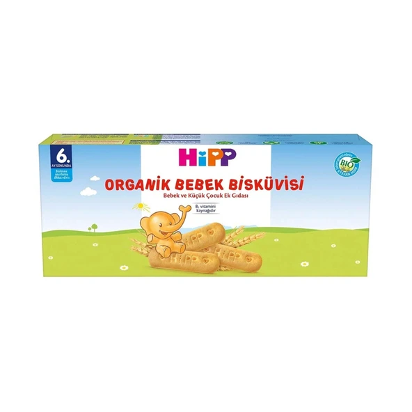 Hipp Organik Bebek Bisküvisi 180 gr ürün görseli