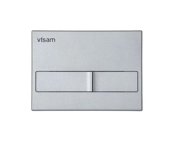 Visam Karina Gömme Rezervuar Kumanda Paneli Mat Krom (2 Kademeli) - 226-001