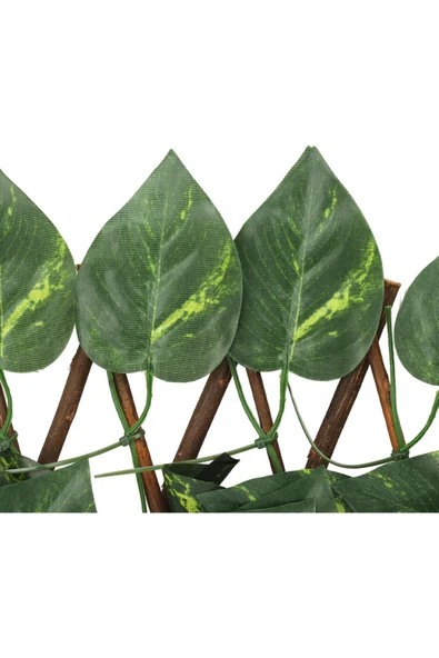 Yapay Sarmaşıklı Açılır Kapanır Akordeon Çit 3 M Çit Bahçe Balkon Çiti - Resim 5