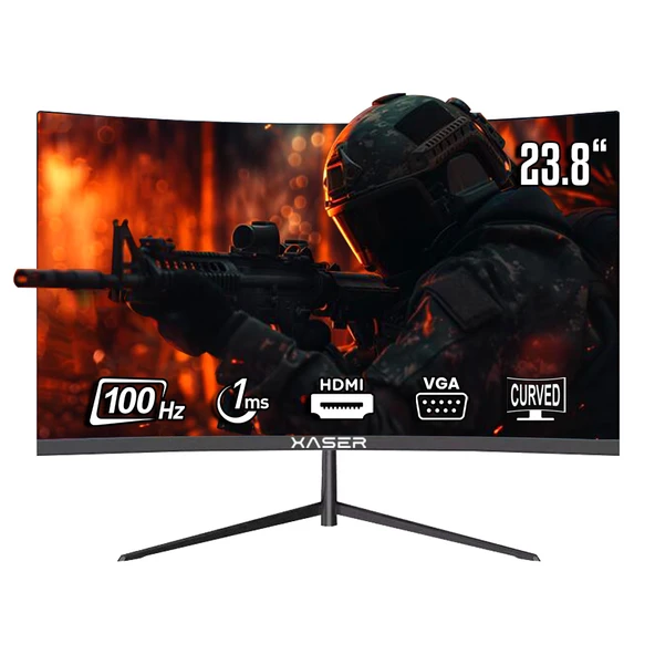 Xaser XR-C2380FHD 1ms 100Hz Vga Hdmi VA Panel 23.8" Curved Gaming Monitör