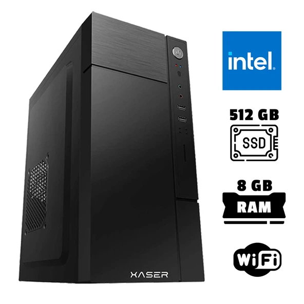 Xaser Xsr997 i5 7400 8GB Ram 512GB SSD Masaüstü Ofis Bilgisayarı ürün görseli