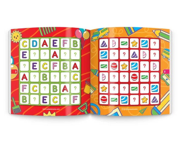 Y.Z Stickerlı Sudoku Seti (8 Kitap - 700 Adet Sticker) - 3