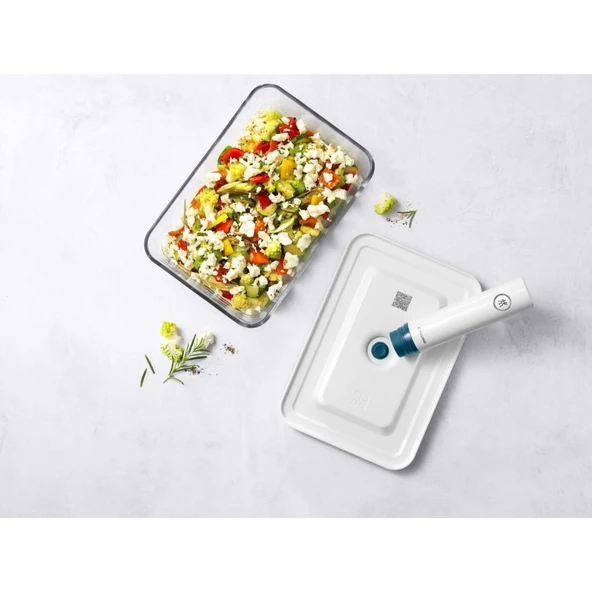 Zwilling 368013040 Fresh & Save Vakumlu Fırın Kabı Borosilikat Cam Akdeniz Mavisi - 4