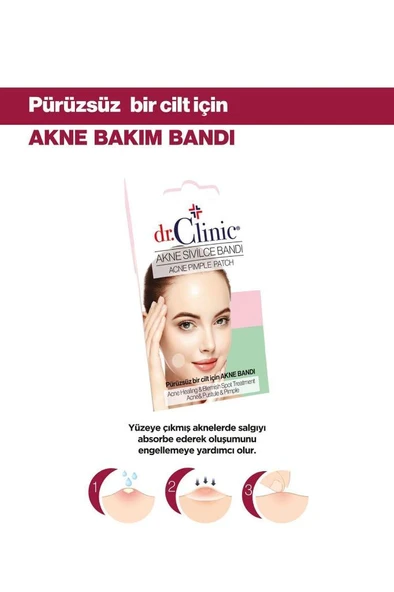 Dr. Clinic Akne Sivilce Bandı 10 Adet