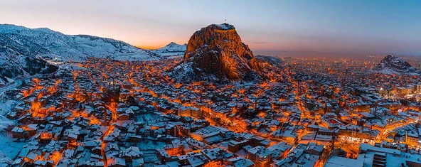 Afyonkarahisar Kalesi Merkez Manzaralı Duvar Kağıdı - 7