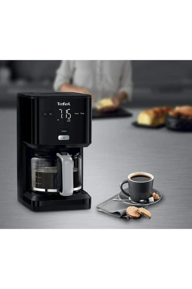TEFAL Kahve makinası CM6008 Smart'n Light Dijital Ekranlı Filtre Kahve Makinesi - 5