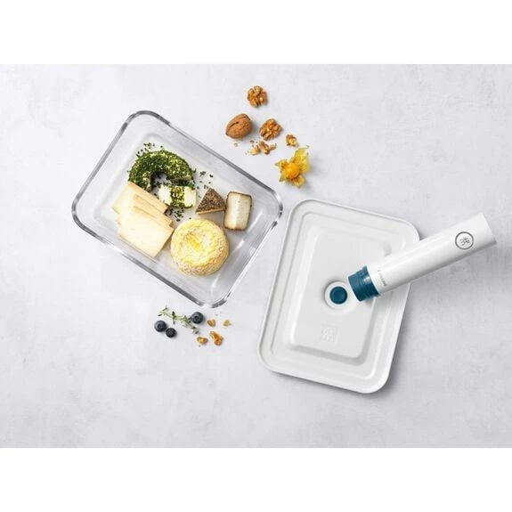 Zwilling 368013120 Fresh & Save Vakumlu Buzdolabı Saklama Kabı Cam Akdeniz Mavi - 4