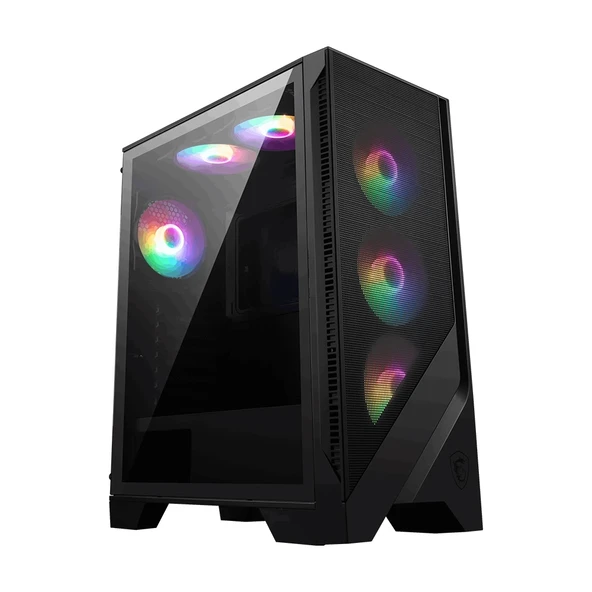 MSI MAG Forge 120A Airflow Temperli Cam Rainbow RGB ATX Mid Tower Kasa
