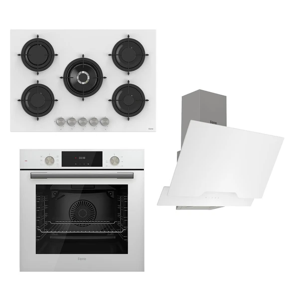 Ferre Flowart Serisi Beyaz Set (rs036+ Qms63cb +d064 )