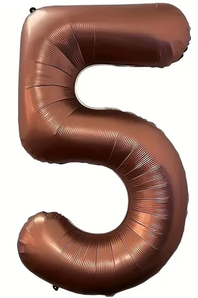 Beysüs Kahverengi 5 Rakam Folyo Balon 100 cm