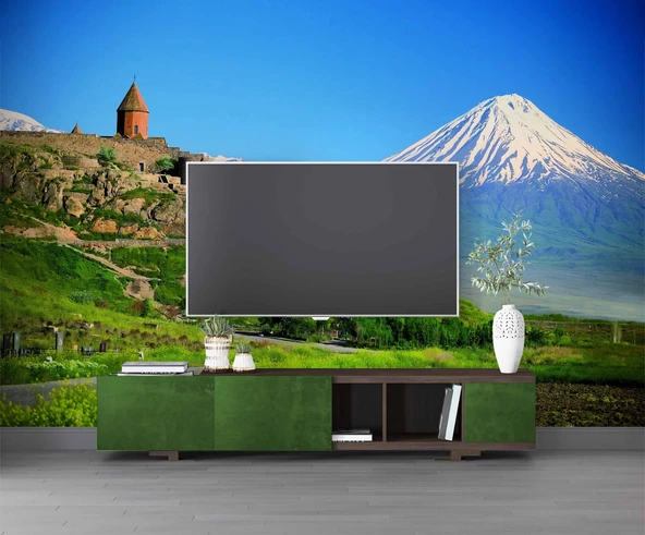 Ağrı Dağı Manzaralı Duvar Kağıdı - Resim 3