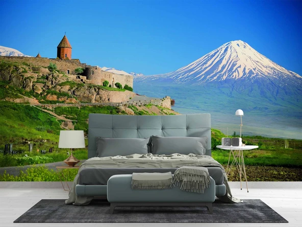 Ağrı Dağı Manzaralı Duvar Kağıdı - Resim 2