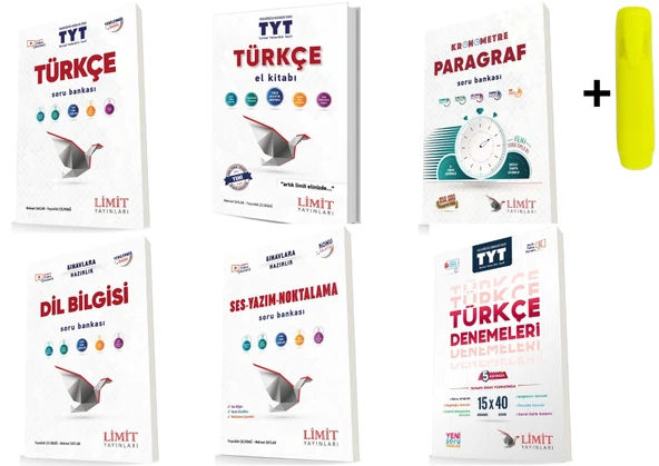 Limit Yayınları Tyt Türkçe Konu Soru Deneme Seti 6 Kitap ürün görseli