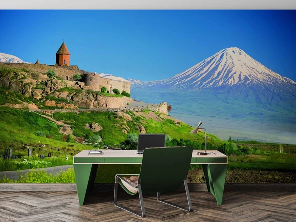 Ağrı Dağı Manzaralı Duvar Kağıdı - Resim 4