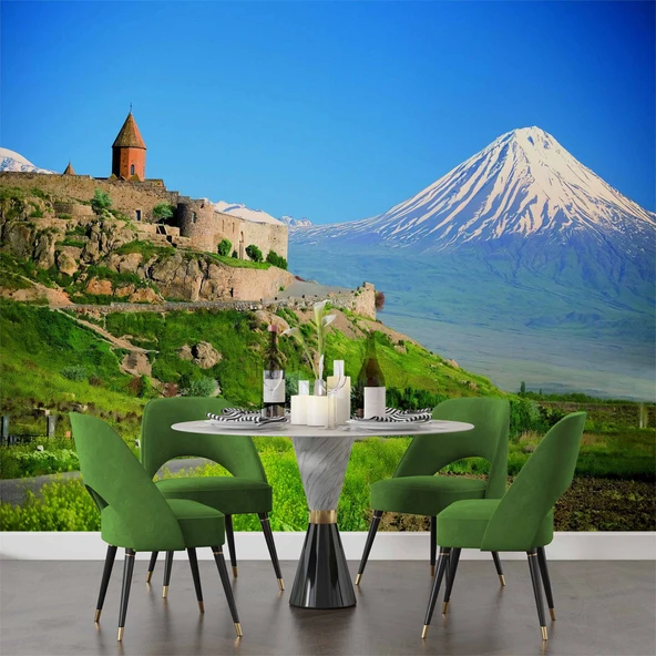 Ağrı Dağı Manzaralı Duvar Kağıdı - Resim 5