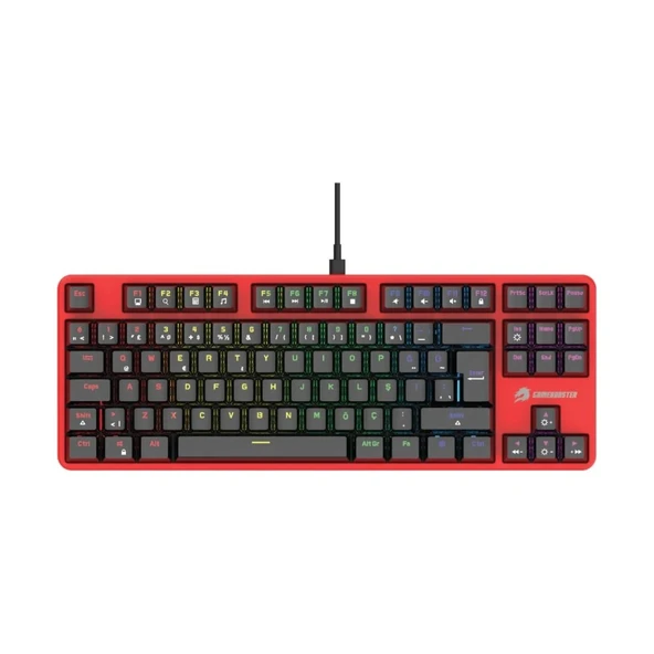 GameBooster GM06B Plus TKL Red Switch Rainbow Mekanik Oyuncu Klavyesi - 2