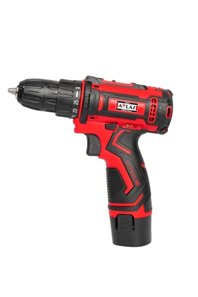 Attlas Eco CDD-202C Kutulu 2 X 2.0 Ah  Li-Ion 12V 28 NM Tork Akülü Vidalama Matkap - 6