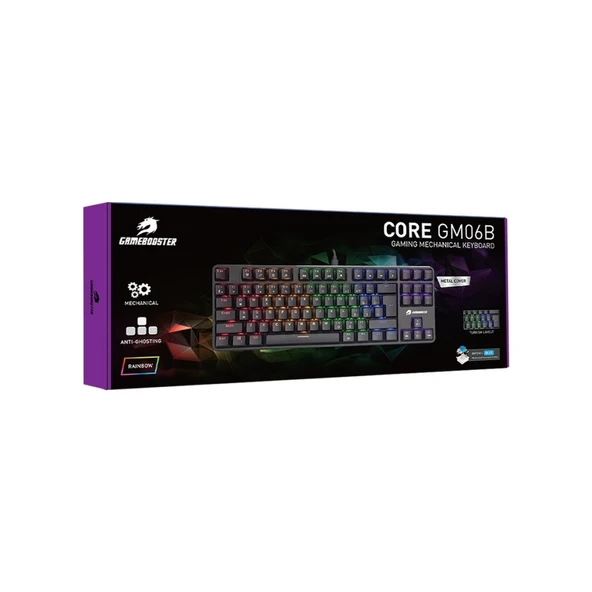 GameBooster GM06B Plus TKL Red Switch Rainbow Mekanik Oyuncu Klavyesi - 8