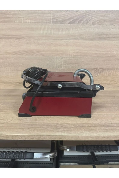 Atababa Ultra Plus Organik Demir Döküm Bordo Izgara & Tost Makinası Izgara Aparatlı,fırçalı 30x23 cm Uyumlu - 4