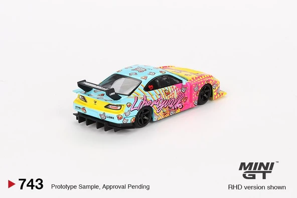 Mini Gt Nissan LB-Super Silhouette S15 SILVIA LBWK KUMA 743 - Resim 3