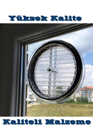 Şeffaf Doğalgaz Cam Menfez Havlandırma Kapağı
