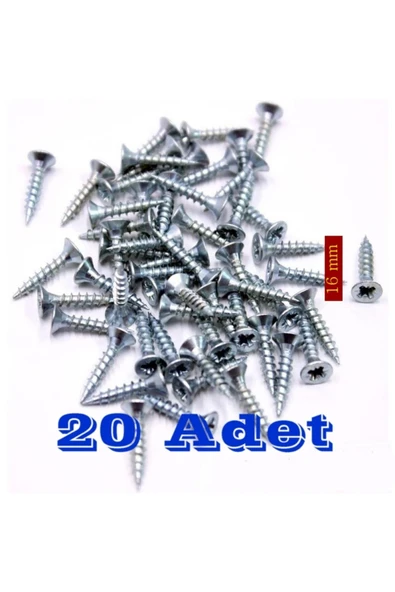 Sunta Vidası 20 Adet 3.5*16