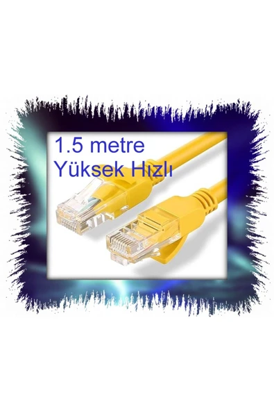 Eternet Kablosu - Modem PC Bağlantı Kablosu 1,5 mt.