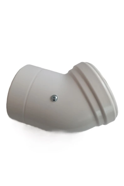 45 derece yoğuşmalı kombi baca dirseği baca dirsek - Resim 5