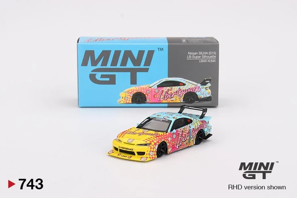 Mini Gt Nissan LB-Super Silhouette S15 SILVIA LBWK KUMA 743 ürün görseli