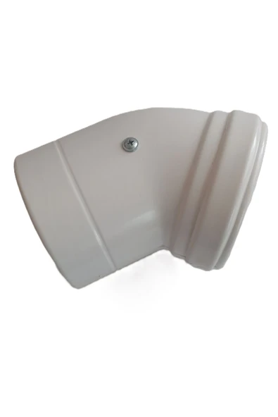 45 derece yoğuşmalı kombi baca dirseği baca dirsek - Resim 3