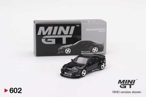 Mini Gt Nissan Silvia (S15) Rocket Bunny Black Pearl 602
