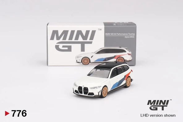 Mini Gt BMW M3 M Performance Touring Alpine White 776 ürün görseli