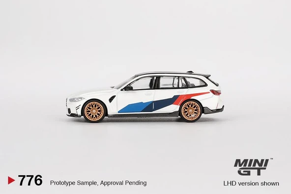 Mini Gt BMW M3 M Performance Touring Alpine White 776 - Resim 4