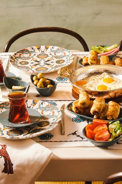 Flevo Porselen 26 Parça 6 Kişilik Kahvaltı/servis Takımı - 4