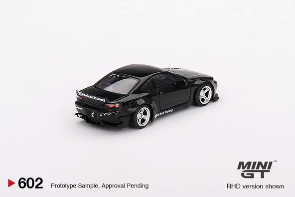 Mini Gt Nissan Silvia (S15) Rocket Bunny Black Pearl 602 - Resim 3