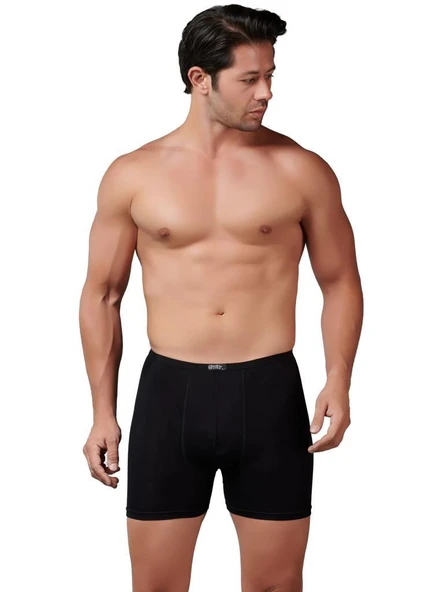 Gümüş Erkek Bambu İnce Bel Elastan Boxer 8007 - 4