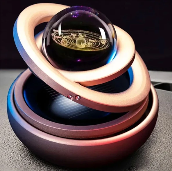 Güneş Enerjisi İle Çalışan Galaksi Temalı Oto Koku - 3