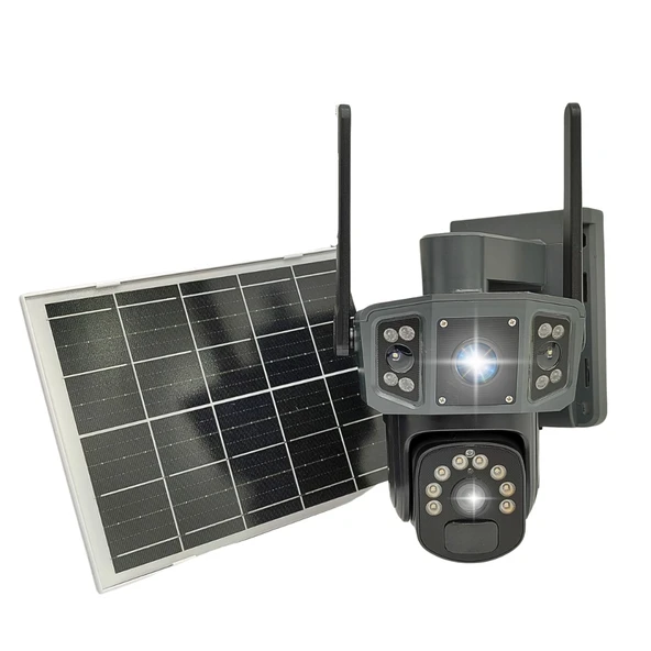 Ventus V380Pro X36 4G Solar Panel Dual Lens 6MP Gece Görüş Sesli Akıllı Kamera Türkçe Uygulama ve Uzaktan İzleme - 3