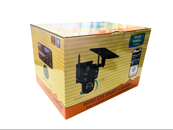 Ventus V380Pro X36 4G Solar Panel Dual Lens 6MP Gece Görüş Sesli Akıllı Kamera Türkçe Uygulama ve Uzaktan İzleme - 9